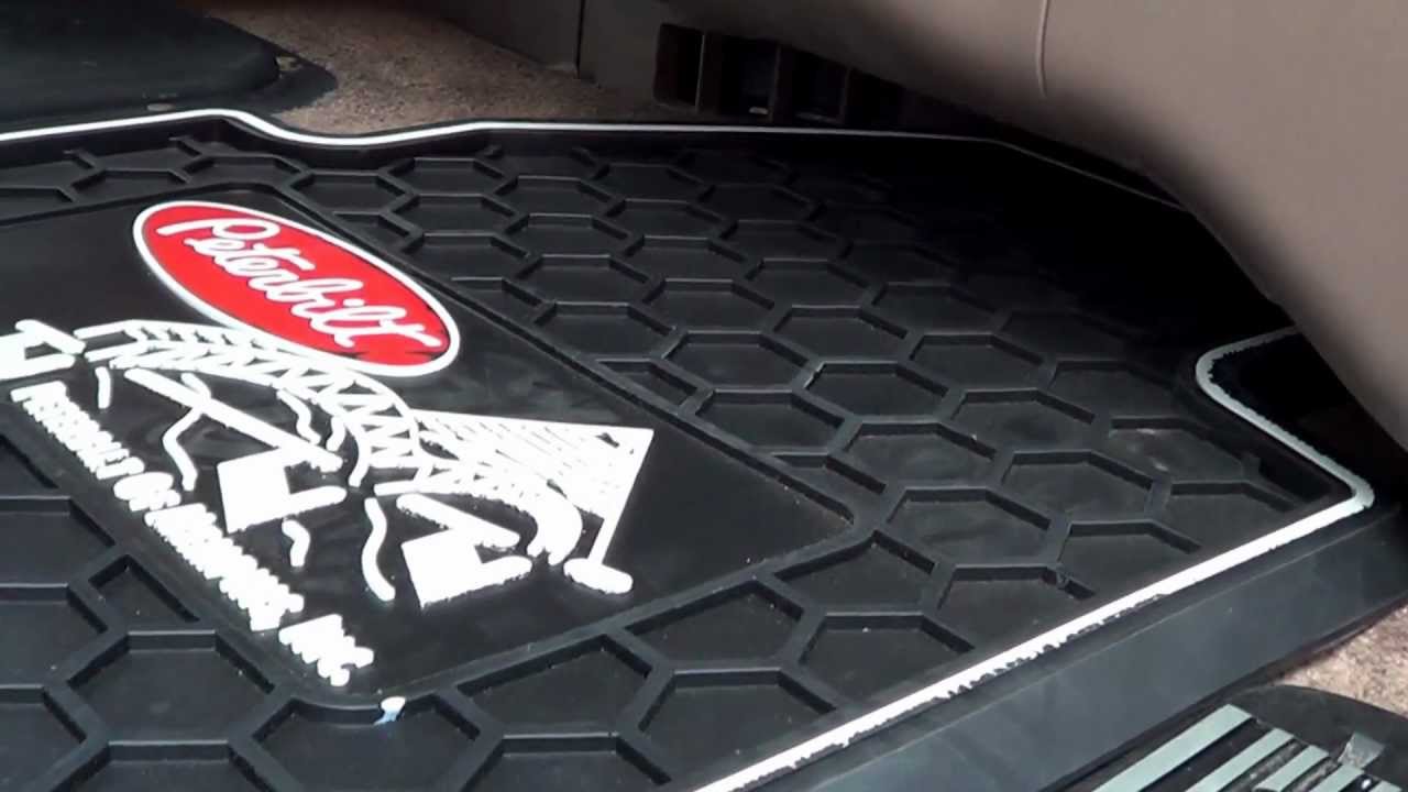 9454 08 Peterbilt Driver Passenger Floor Mats Youtube