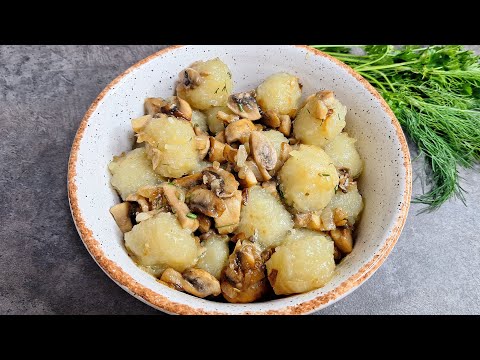 Клецки картофельные по белоруски.