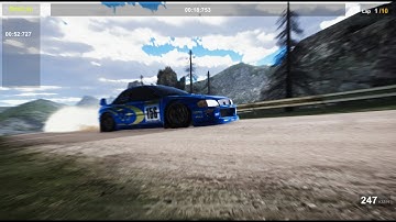 TCR Rally - Collisions and kinetic attenuation.