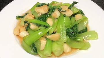 Cách xào cải thìa giòn ngon tươi xanh bok choy