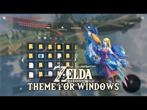 Zelda BOTW Theme For Windows SAO Utils 2 Preview 旷野之息系统主题