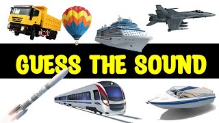 Guess the Transport Sound Game | Vehicles Sound | Sound Quiz screenshot 3