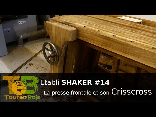 Etabli shaker # 14 la presse frontale / shaker bench leg vis 