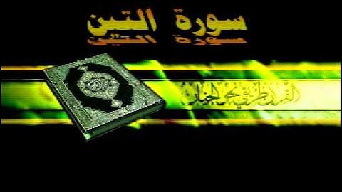 القارئ ماهر المعيقلي  095 سورة  التين