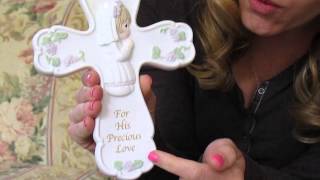 Precious Moments First Communion Girl Wall Cross