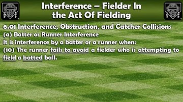 Umpire Training Video - Possible Interference on a Pop-Up