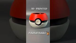 This 3D Printed Poke ball Pen Holder is So Cool 🔴⚪#shorts #pokemon