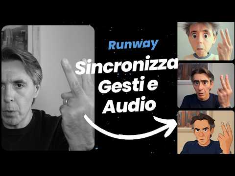 Animare personaggi con Runway Act Two mantenendo la sincronia di gesti e audio