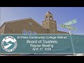 EPCC Regular Board Meeting: April 27, 2023