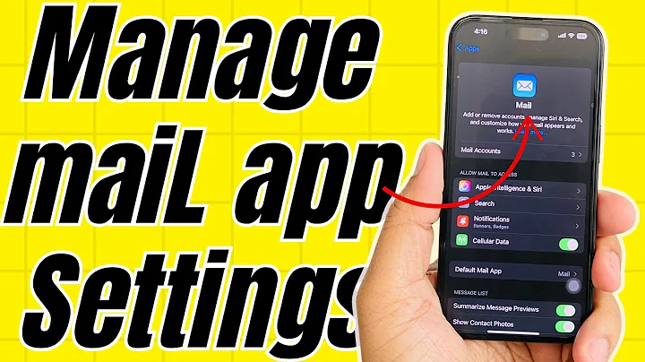 How to Manage mail settings on iPhone