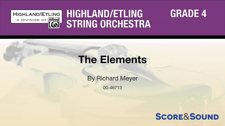 The Elements, by Richard Meyer  Score & Sound