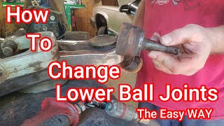 How To Change Lower Ball Joints How To Replace A Lower Ball Joint Short Quick Version