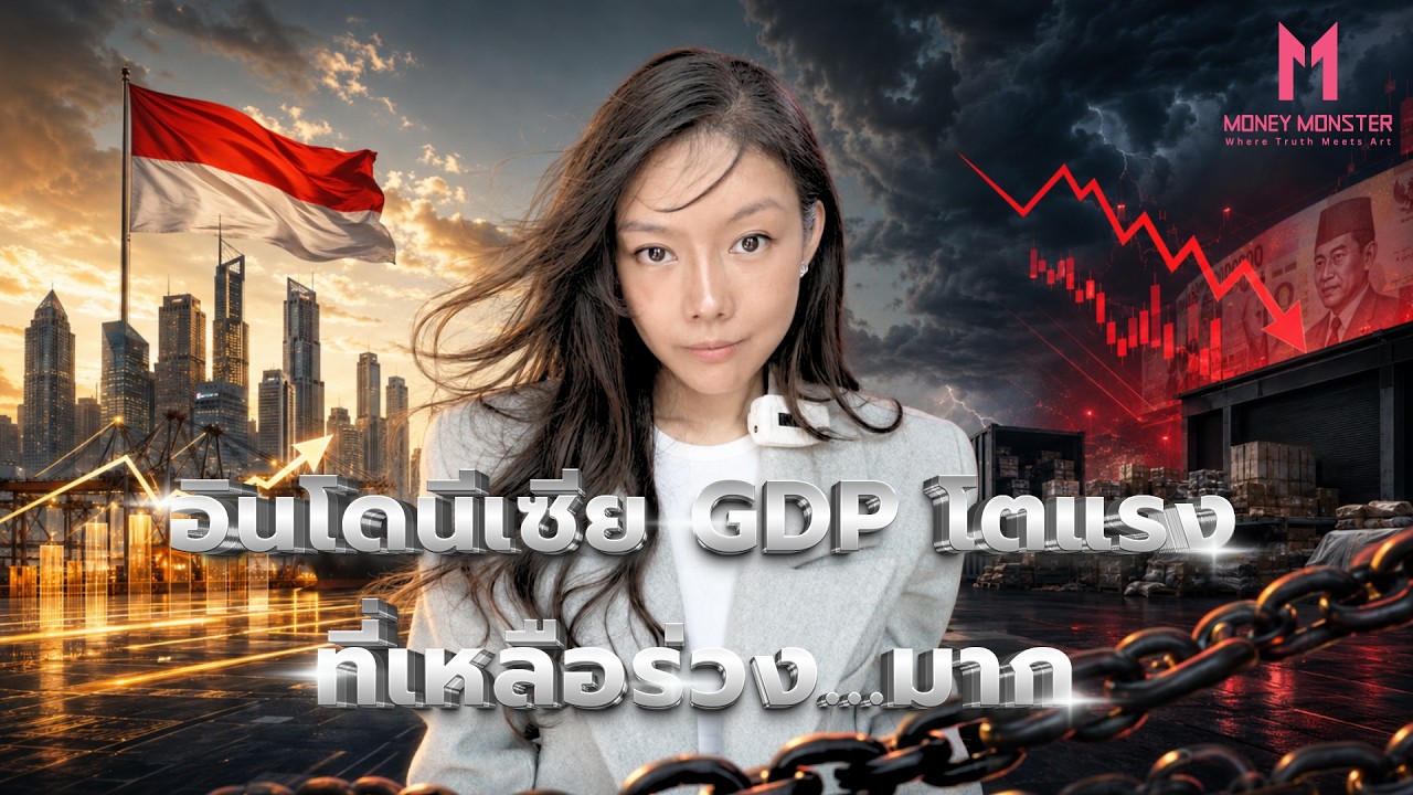 อินโดนีเซียค่าเงินอ่อนสุดในประวัติศาสตร์ แต่ทำไม GDP ยังโต 5%! | Money Monster EP.371