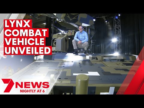 Rheinmetall's Queensland-built military combat vehicle unveiled | 7NEWS