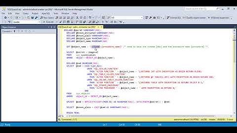 Decrypt SQL Server Stored Procedure