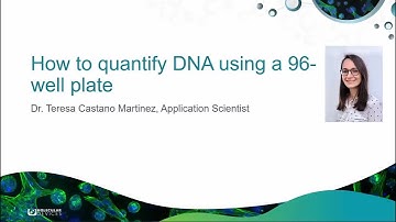 How to quantify DNA using a 96-well plate in SoftMax® Pro Data Acquisition and Analysis Software