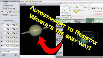 Wavelets the Easy Way - Sending Autostakkert Results to Registax