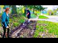 Lady was STUNNED at how wide this Sidewalk is, Now she can use Wheelchair!