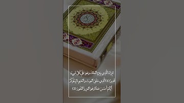 👑 سورة الملك 📜 منجية من عذاب القبر 🕊️ اقرأها كل ليلة! #سورة_الملك #القرآن #قرآن_كريم #إسلام