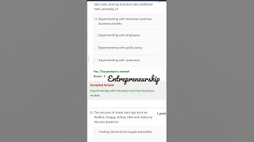 Entrepreneurship week 2 solution |NPTEL| IIT Madras #shorts #nptel #swayam #iitmadras #nptelsolution