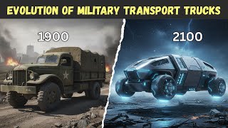 Evolution of Military Transport Trucks (1900–2100) — From Muddy Roads to Autonomous War Machines