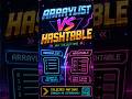 ArrayList vs Hashtable em C#