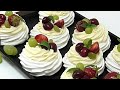 Пирожные ПАВЛОВА , самый лёгкий и нежный десерт / Pavlova dessert