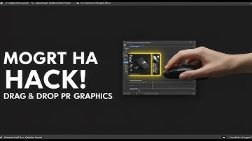 MOGRT HACK! Save & Use Pro Graphics in Premiere Pro