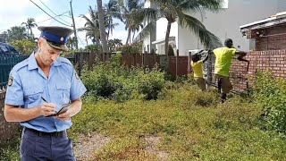 $5000 CODE ENFORCEMENT OFFICER fine pending for this UNMOWED OVERGROWN GRASS