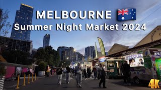 Melbourne Australia Summer Night Market 2024 Queen Victoria Market