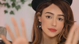 Asmr - Upclose Ear To Ear Whispering - Plucking Repeive Words Positive Affirmations