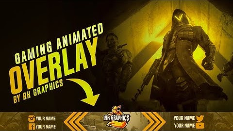 How to make gaming overlay in Android | New animated gaming overlay 2020 | Cool gaming overlay