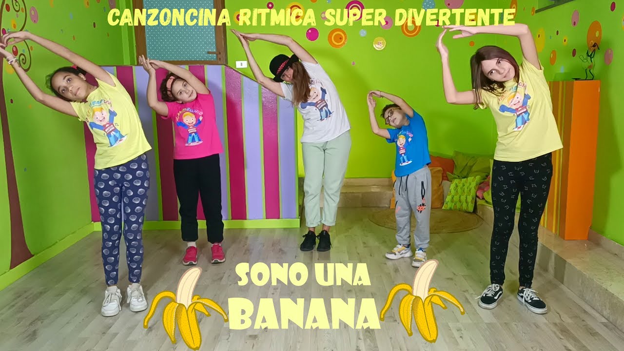 CANZONCINA RITMICA DIVERTENTE PER BAMBINI-"SONO UNA BANANA" - YouTube