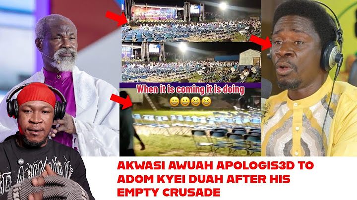 BREAK-Akwasi Awuah Ap0logisèd to Adom Kyei Duah after Nobody Attend his Yesterday Crusade_Adom ooo