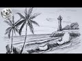 Creating a Realistic Beach Scene in Pencil: Step-by-Step Tutorial