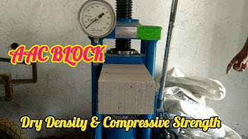 Compressive Strength of AAC Block | 3KN mm2 | is code 2185