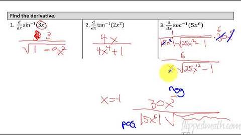 Calculus (Version #2) - 4.2 Inverse Derivatives