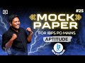 MOCK PAPER 25 | IBPS PO MAINS | QUANTS SESSION | BY VELU SIR #bankexams #mains #ibpspo #sbiclerk