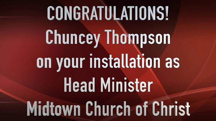 Chuncey B. Thompson - Midtown Church of Christ Ins...