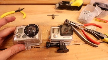 How to fix broken Gopro housing clip DIY