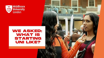 We asked: What is starting uni like? | Middlesex University
