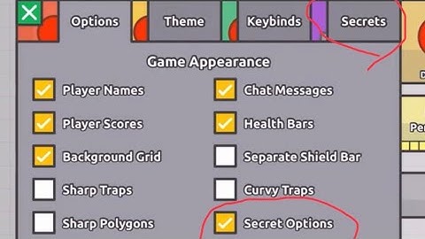 How to get secret option in arras.io