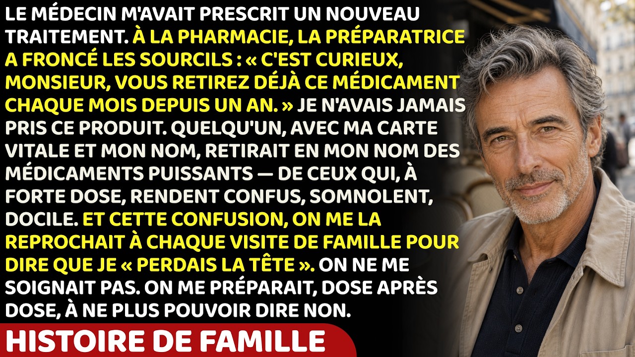 J'ai 74 ans, je suis ancien horloger, et pendant plus d'un an, j'ai cru que je devenais fou. Ma fille et mon gendre me le répétaient avec une douceur si triste que j'avais fini par les croire....