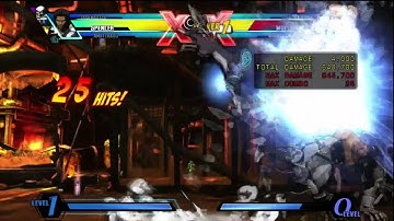 UMvC3: Spencer w/ Ammy assist, 1-stock combo to safejump