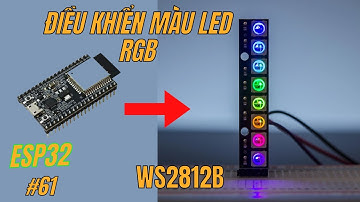 [Lập trình ESP32] Bài 61 - Hướng Dẫn Điều Khiển Màu LED RGB WS2812B