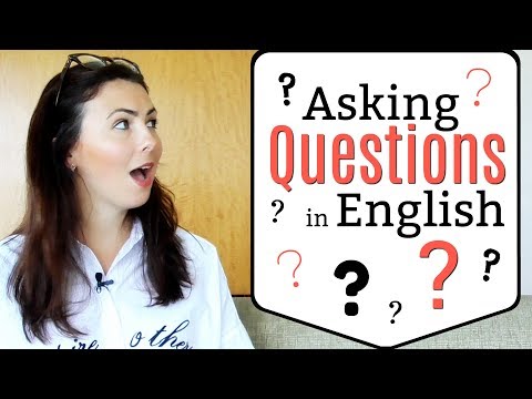 Video: How To Structure Questions In English