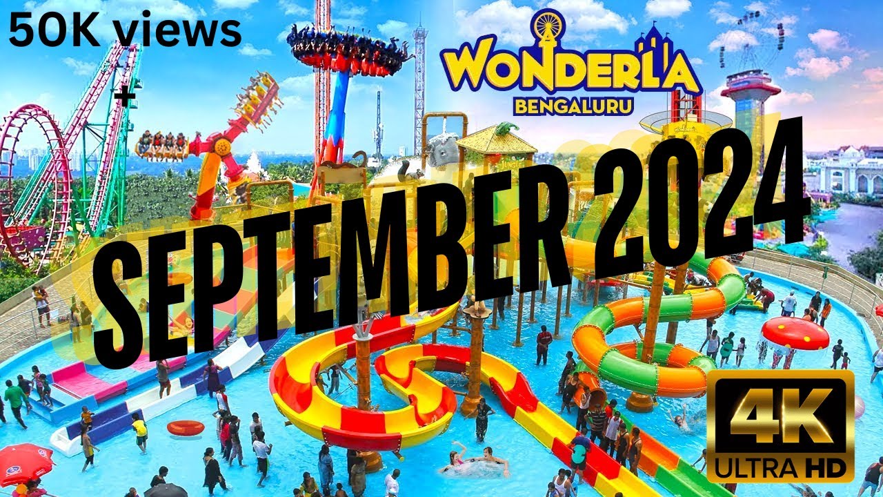 Wonderla Bangalore - Full coverage November 2024 (4K) : India's largest amusement park