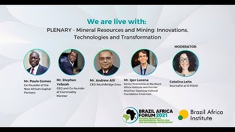 Mineral Resources & Mining: Innovations, Technologies and Transformation | Brazil Africa Forum 2021