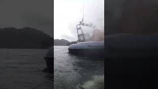 Roll in to the weekend. Best way to exit from a RIB