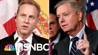 Patrick Shanahan, Lindsey Graham Spar Over Troops Withdrawal From Syria | Velshi & Ruhle | MSNBC